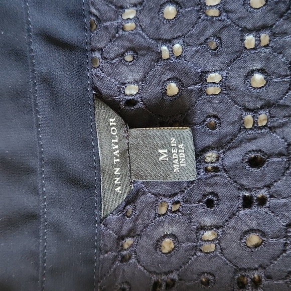 Ann Taylor Eyelet Top - Picture 4 of 6